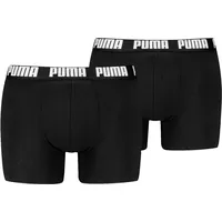 Puma Herren Boxershorts MEN Everyday Basic Boxers 2P in Schwarz/Weiß M