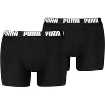 Puma Herren Boxershorts MEN Everyday Basic Boxers 2P in Schwarz/Weiß M