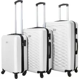 vertical studio Västervik Koffer-Set 3-tlg. weiß/kunststoff/abs