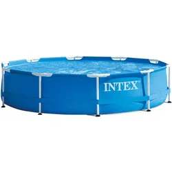 Pool - Intex - Metal Frame - 305x76 cm - Rund - Schwimmbecken EINHEITSGRÖSSE