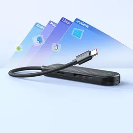 Mcdodo HU-1430 5 in 1 USB-C HUB, 3-Port USB-Hub (1x 3.0, 2x 2.0) + SD Cardreader, schwarz