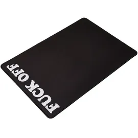 Mister Tee Fuck Off Desk Pad Schwarz