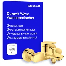 Duravit Wave Einhandwannenmischer Gold