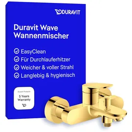 Duravit Wave Einhandwannenmischer Gold