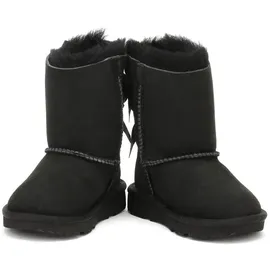 UGG Australia UGG Unisex Kinder Bailey Bow Ii Classic Boot, Schwarz, 22