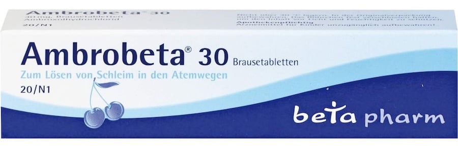 betapharm AMBROBETA 30 Brausetabletten Husten & Bronchitis