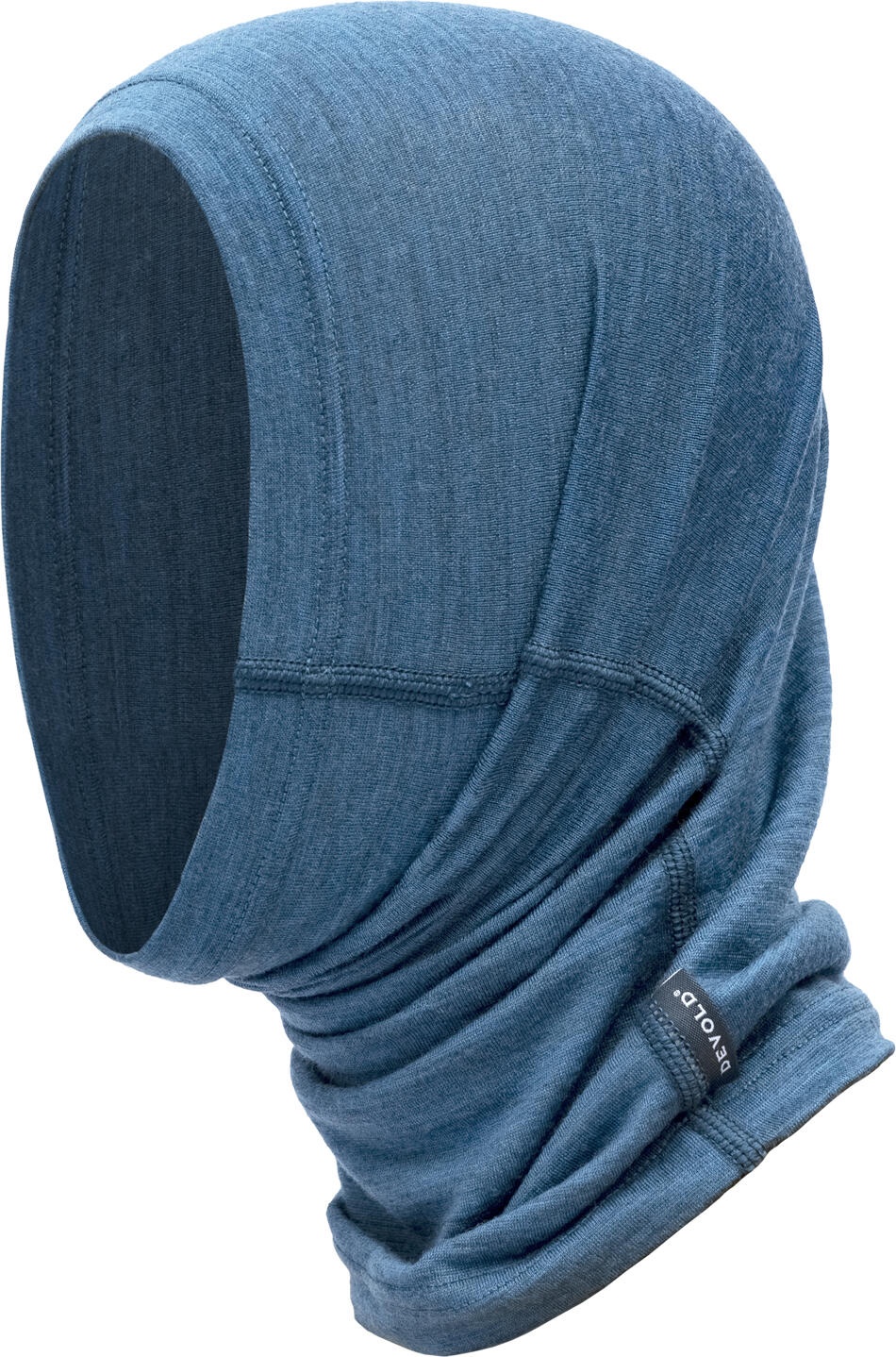 Devold Breeze Merino Headover KID blue melange (258A) O/S