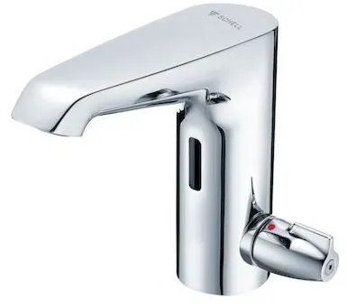 Schell XERIS E2-T Infrarot-Waschtisch-Armatur 002450699 Hochdruck Mischwasser, ohne Stromversorgung, verchromt