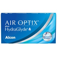 Alcon Air Optix plus HydraGlyde Monatslinsen weich, 6 Stück, BC 8.6 mm, DIA 14.2 mm, -1.5 Dioptrien