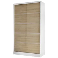 Mirjan24 Kleiderschrank Camtalo IV, Schwebetürenschrank, Garderobenschrank mit Kleiderstange und