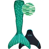 Meerjungfrauenflosse Mermaidens Original Celtic Green für Kinder GRÜN L (134/143)