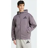 Adidas Z.N.E. Reißverschlusspullover - Grey Strata - M