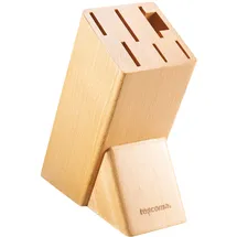 Tescoma Block NOBLESSE für 6 Messer Geflügelschere/Wetzstahl Braun
