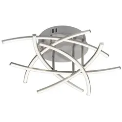 Fischer & Honsel Deckenleuchte »Cross TW«, Metall, 4 W - braun