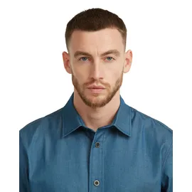 G-Star Clean Slim Langarmhemd Blau XXL