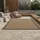 KADIMA DESIGN Teppich Beige, Textil, Baum/Pflanze/Natur, Rechteckig, 200x140 cm, pflegeleicht, Waschbar Strapazierfähig Terrasse Küche 140x200 OEKO-TEX – Böden, Teppiche, Hochflorteppiche & Shaggys