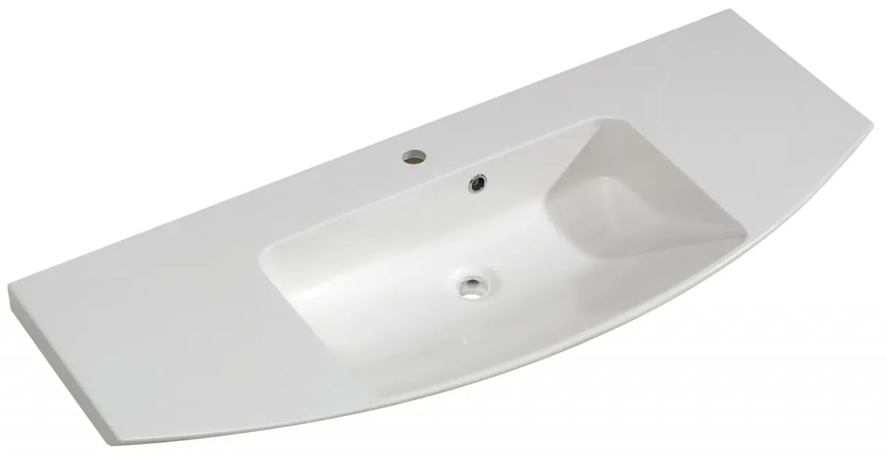 Pelipal Cassca Mineralmarmor-Waschtisch CS-MMWTR511010W, B:1010, H:50, T:505mm CS-MMWTR511010W