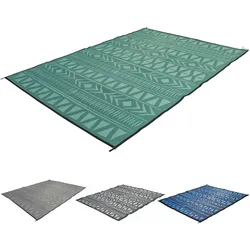 BO-CAMP Outdoor Teppich Oxomo Camping Vorzelt Markisen Teppich Balkon Zelt Boden Farbe: Dunkelgrau, Größe: XL