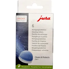 Jura 2-Phasen-Reinigungstabletten 6 St.
