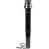 SKOBERNE Condens Blue Dachdurchführung doppelwandig, Ø 80/125, L=118 cm (Ausführung: Schwarz. L=118 cm)