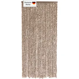 Lemodo Flauschvorhang 90 x 200 cm Braun