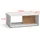 Feldmann-Wohnen Oviedo Weiß Eiche 110 x 41 x 60 cm