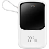 Baseus Powerbank Qpow PRO with cable 10000mAh 22.5W (White)