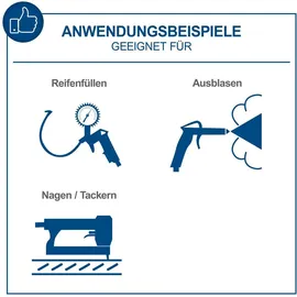SCHEPPACH HC10-Twin ölfrei 8bar 750W Doppeltank