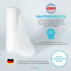 Health Press Mullbinde elastisch 6 x 400 cm