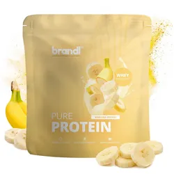brandl® Premium Proteinpulver Whey Banane | Eiweißpulver mit natürlichem Aroma 2000 g