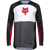 Fox Racing Herren 180 Flow Jersey, weiss-rot, Größe L