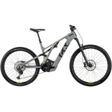 Husqvarna E-BICYCLES E-Bike Mountainbike Light Cross LC5 M, 12 Gang Shimano Deore XT Schaltwerk, Kettenschaltung, Mittelmotor, 720 Wh, Pedelec, Elektrofahrrad für Herren u. Damen, MTB grau