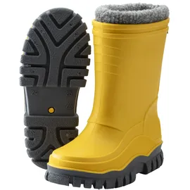 Sterntaler Gummistiefel uni gefüttert mattgelb 27