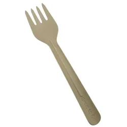 1000 Papier-Gabel 16,5 cm Braun "Great to Go"  – Besteck, Gabel
