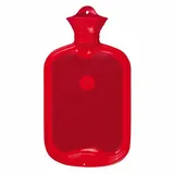 sänger Gummi-Wärmflasche Doppellamelle, 2L, rot