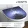 Schütte WC-Sitz Water Lily Duroplast mit Absenkautomatik Schnellverschluss