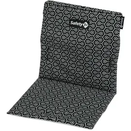 Maxi-Cosi Safety 1st Hochstuhl Sitzkissen Cherry, gemütliche Sitzauflage passend für Baby-Hochstuhl Cherry, schnell & einfach zu befestigen, Hochstuhl-Zubehör für noch mehr Komfort, Geometric, Schwarz