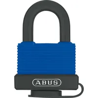 ABUS Messing-Vorhängeschloss Aqua Safe 70IB/50 gl.-6402 - gleichschließend - wetterfest - Edelstahlbügel für extra Korrosionsschutz - Kunststoffummantelung - ABUS-Sicherheitslevel 6