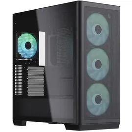 apnx C1-BK-V1 Computer-Gehäuse Midi Tower Schwarz