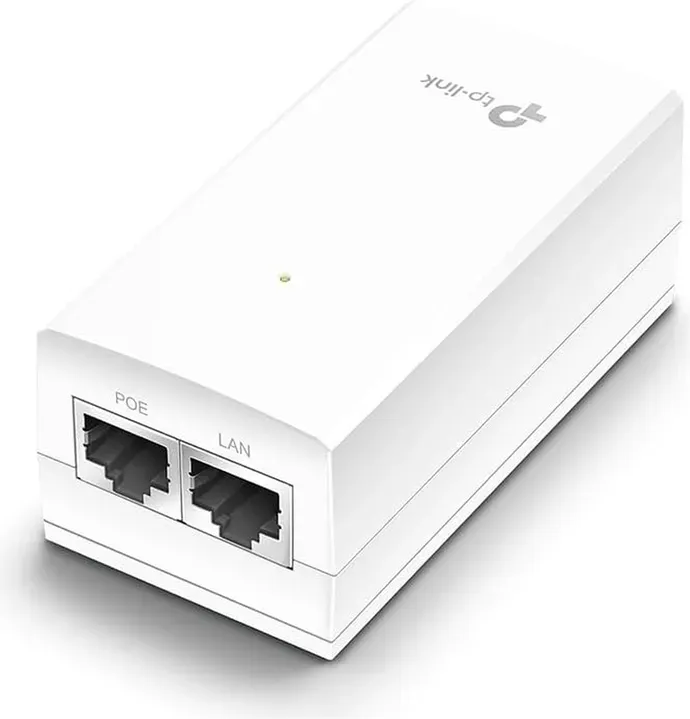 TP-Link TL-POE2412G 24V Passiver PoE-Adapter (Unterstützt 24V passives PoE, wandmontierbar, Plug & Play, nur kompatibel mit 24V passiven PoE-Produkten) weiß