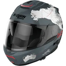 Nolan N100-6 Legend Checa grau/weiß (verschiedene Größen) (N16000747030)