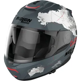 Nolan N100-6 Legend Checa grau/weiß (verschiedene Größen) (N16000747030)