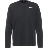 Nike Herren in black/reflective silv, Größe M NK DF UV MILER TOP LS, M