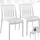 Tectake Gartenstuhl Alcudia 47 x 58 x 80,5 cm creme 2 St.