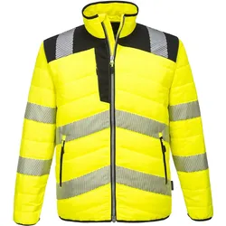 Warnschutz Steppjacke "PW371" PW3 - M - gelb/schwarz