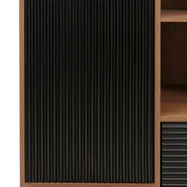Mendler HWC-O40 Hochschrank 138 x 79 x 40 cm natur MDF/Metall