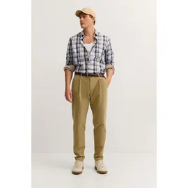 Bugatti Bundfaltenhose Tapered Fit Khaki 38 32