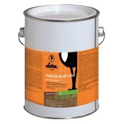 LOBA LOBASOL® Deck & Teak Oil Color Spezialöl, Holzschutzöl für den Außeneinsatz, 2,5 l - Eimer, Bangkirai dunkel