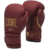 Leone1947 LEONE 1947, Boxhandschuhe der Bordeaux-Edition, Unisex-Erwachsene, Bordeaux, 10 OZ