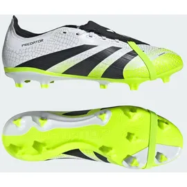 adidas Predator League Fold-Over Tongue FG/MG Herren Cloud White/Core Black/Lucid Lemon 39 1/3